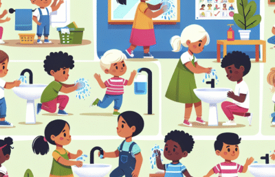 Poster Menarik untuk Mendorong Perilaku Hidup Bersih dan Sehat di Sekolah