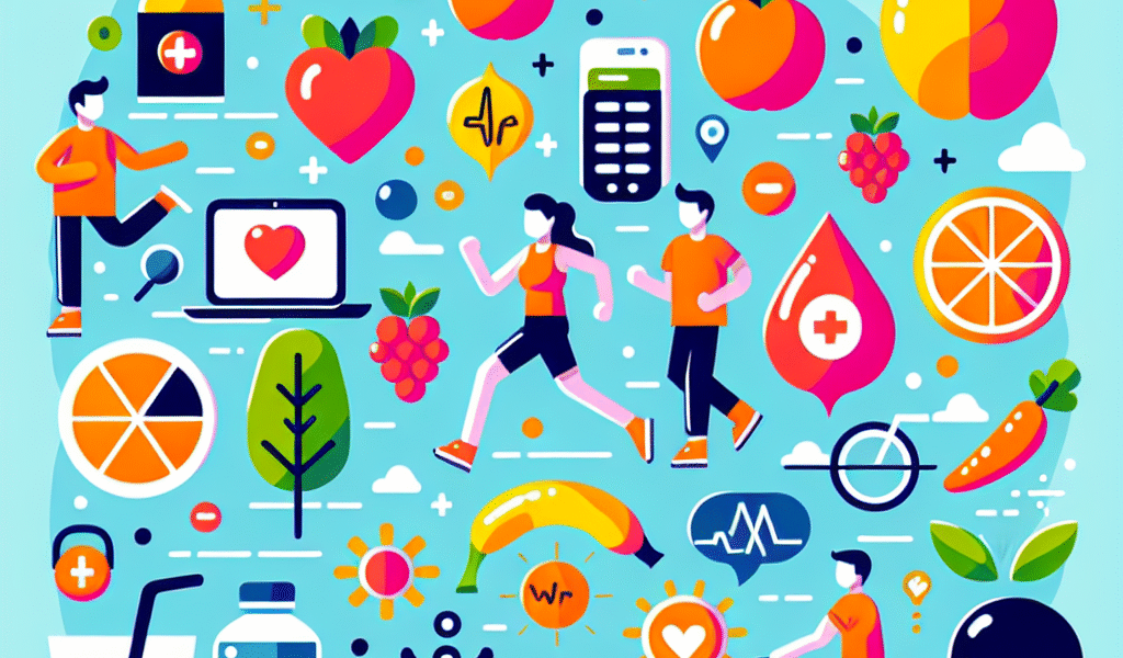 Poster Edukasi Gaya Hidup Sehat untuk Masyarakat Indonesia