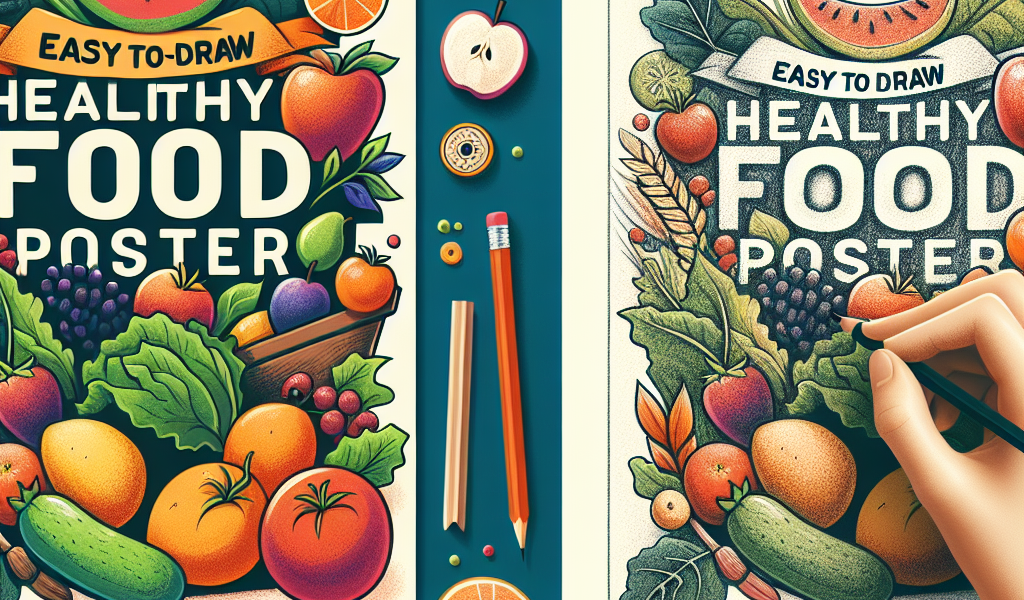Tips dan Inspirasi Poster Makanan Sehat yang Mudah Digambar untuk Pemula