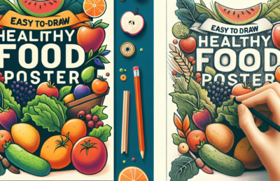 Tips dan Inspirasi Poster Makanan Sehat yang Mudah Digambar untuk Pemula