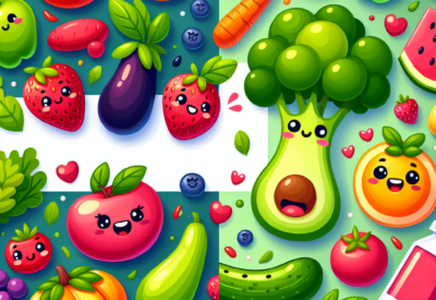 Ide Kreatif: Poster Makanan Sehat dengan Gaya Kartun yang Menggemaskan